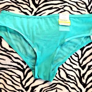 Mesh turquoise underwear brand new with tags